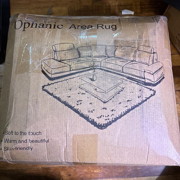 6x9 Area Rugs for Living Room, Large Big Grey Fluffy Shag Fuzzy Plush Soft Ca... - Picture 8 of 8